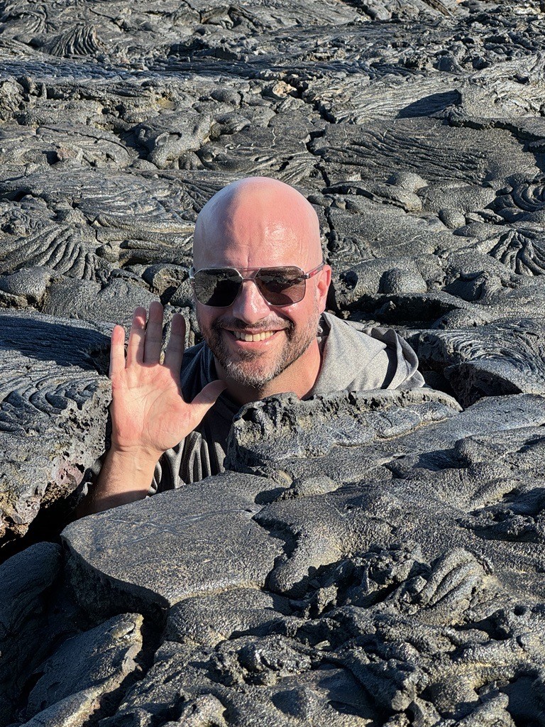 Jamie in the Galapagos