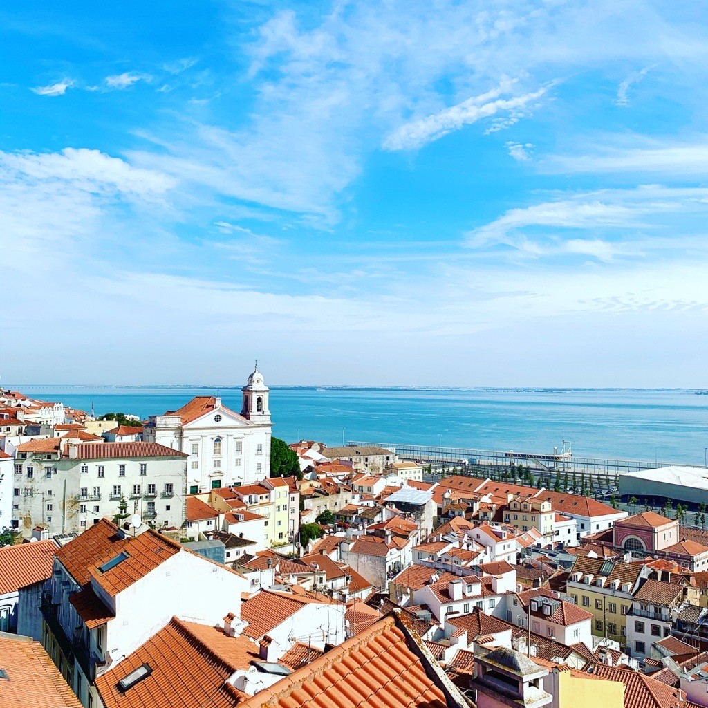 lisbon portugal old city view